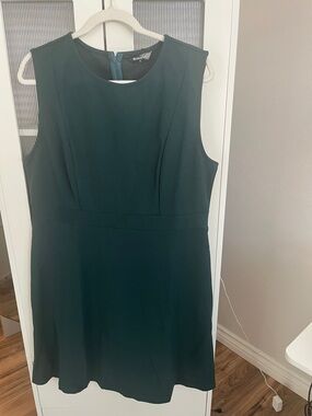 Allegra K Sleeveless Dark Teal Midi Dress